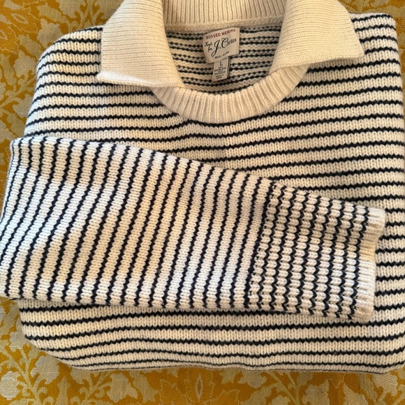 J. Crew Other - J CREW Blue and Cream Men's Sweater